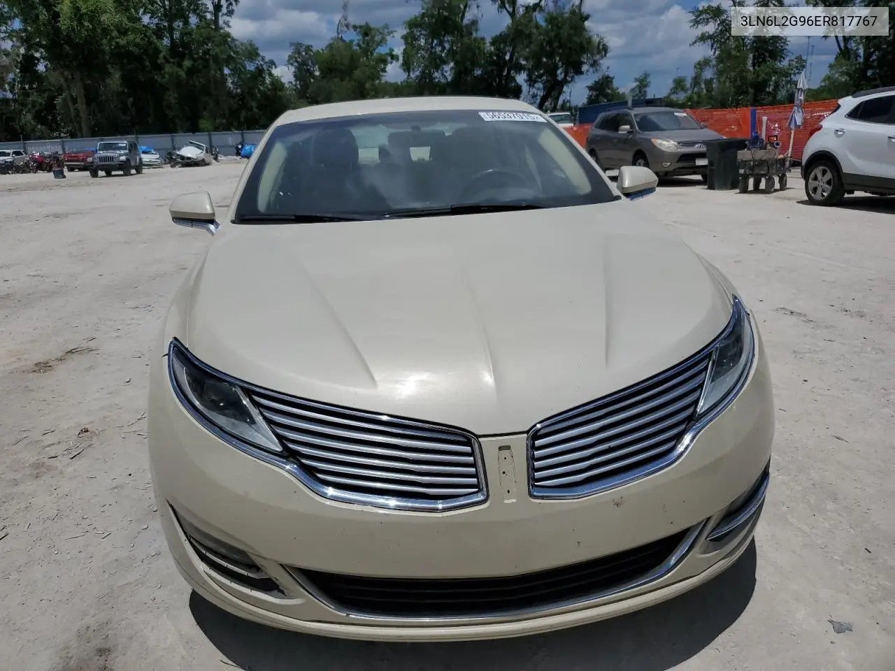 2014 Lincoln Mkz VIN: 3LN6L2G96ER817767 Lot: 56537015