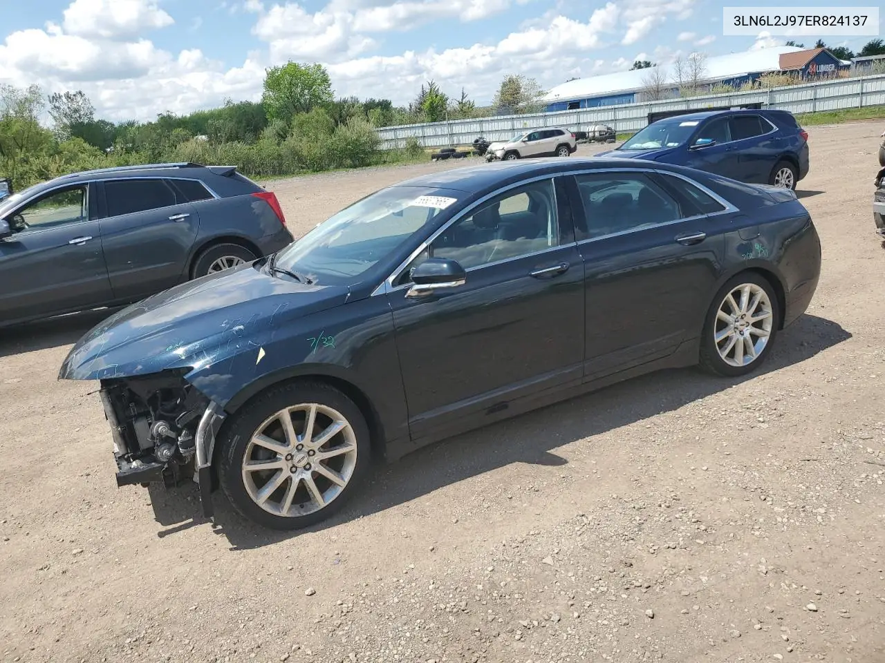 2014 Lincoln Mkz VIN: 3LN6L2J97ER824137 Lot: 56637565
