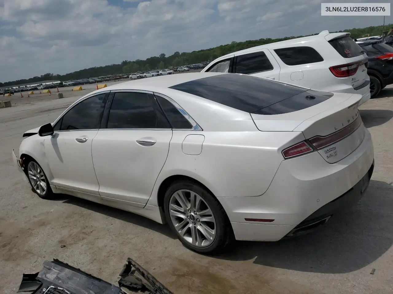 2014 Lincoln Mkz Hybrid VIN: 3LN6L2LU2ER816576 Lot: 57030235