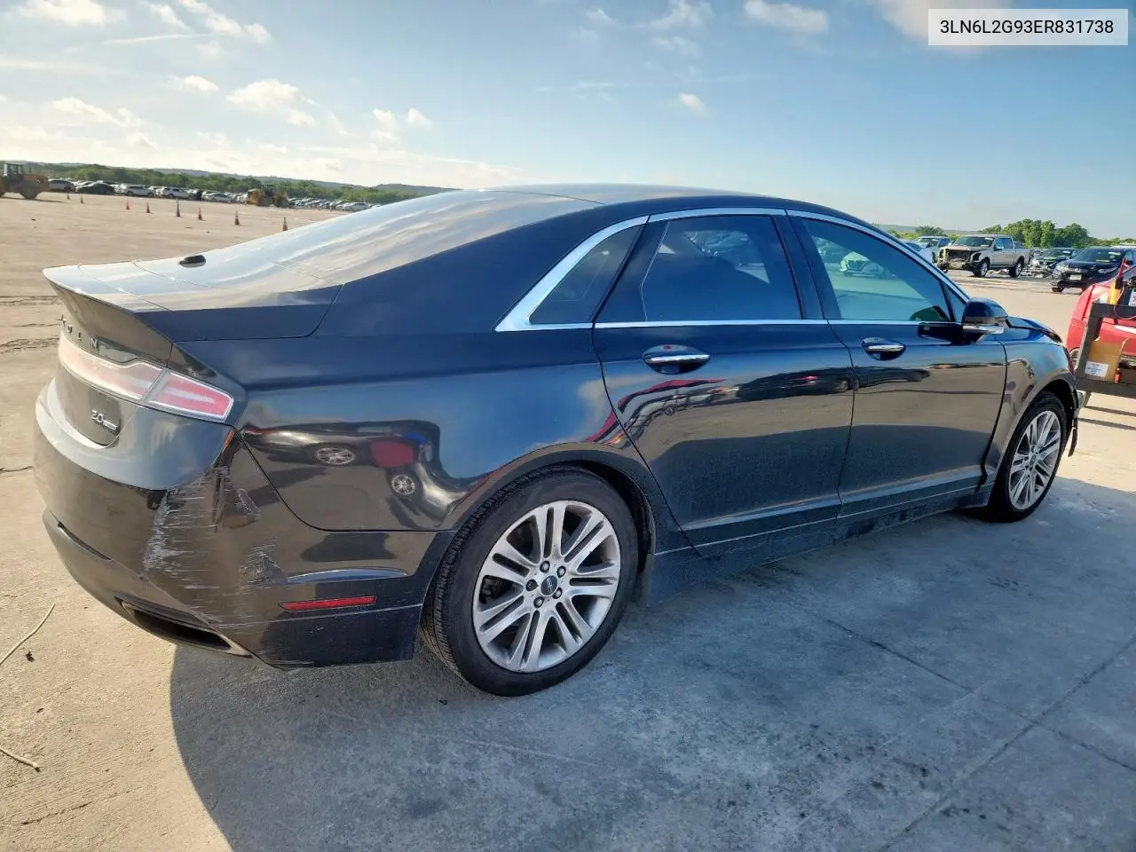2014 Lincoln Mkz VIN: 3LN6L2G93ER831738 Lot: 62530905