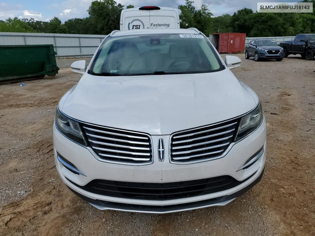 2015 Lincoln Mkc VIN: 5LMCJ1A98FUJ18143 Lot: 56181915
