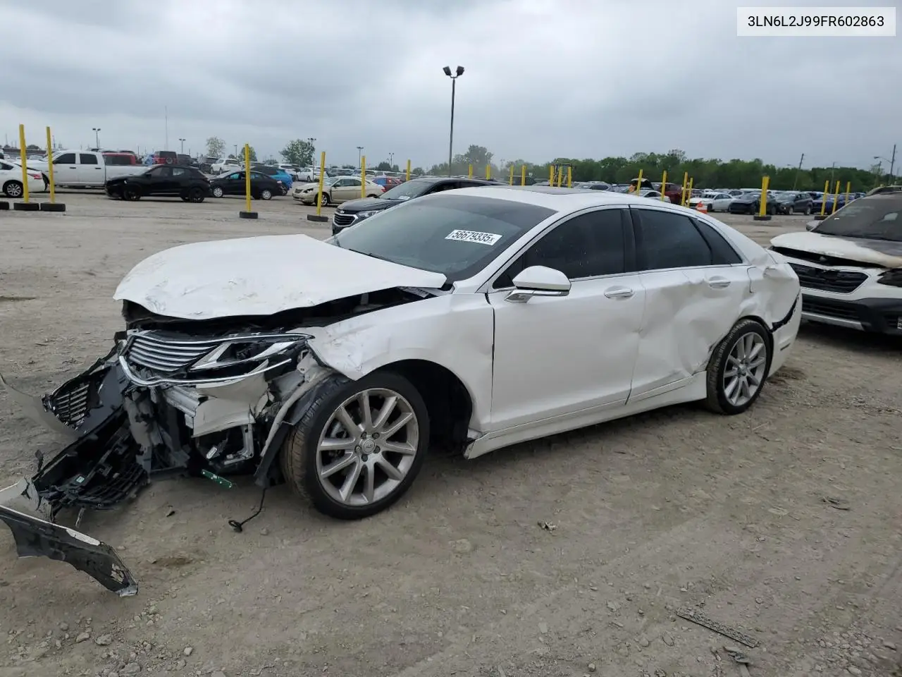 2015 Lincoln Mkz VIN: 3LN6L2J99FR602863 Lot: 56679335