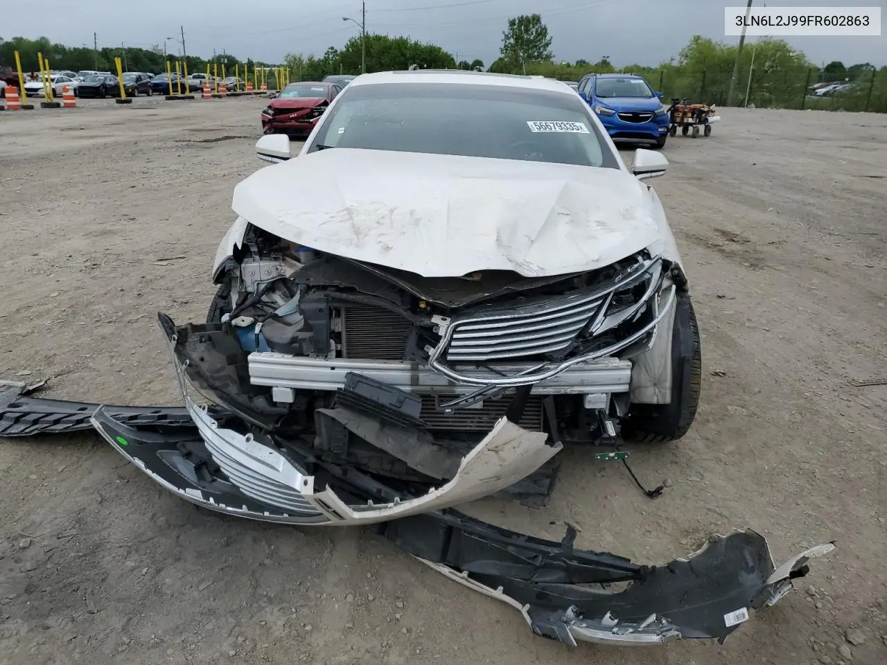 2015 Lincoln Mkz VIN: 3LN6L2J99FR602863 Lot: 56679335