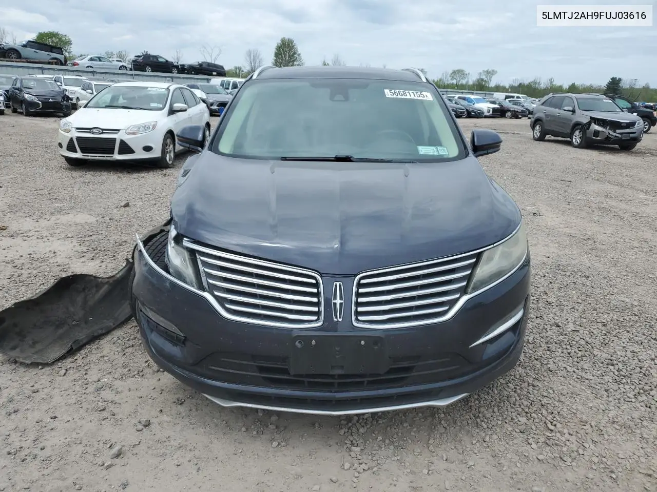 2015 Lincoln Mkc VIN: 5LMTJ2AH9FUJ03616 Lot: 56681155