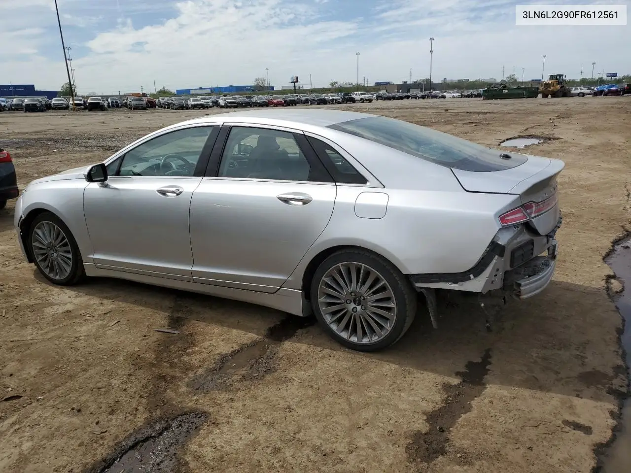 2015 Lincoln Mkz VIN: 3LN6L2G90FR612561 Lot: 56864845