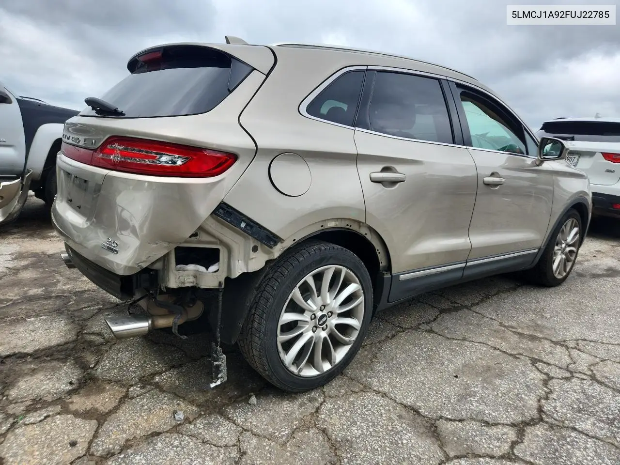 2015 Lincoln Mkc VIN: 5LMCJ1A92FUJ22785 Lot: 59433485
