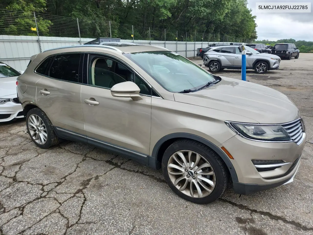 2015 Lincoln Mkc VIN: 5LMCJ1A92FUJ22785 Lot: 59433485