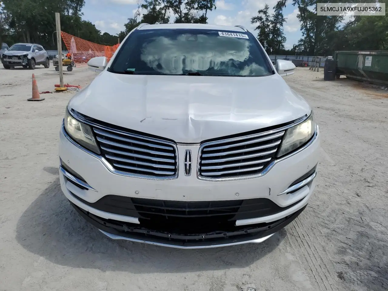 2015 Lincoln Mkc VIN: 5LMCJ1A9XFUJ05362 Lot: 61641415