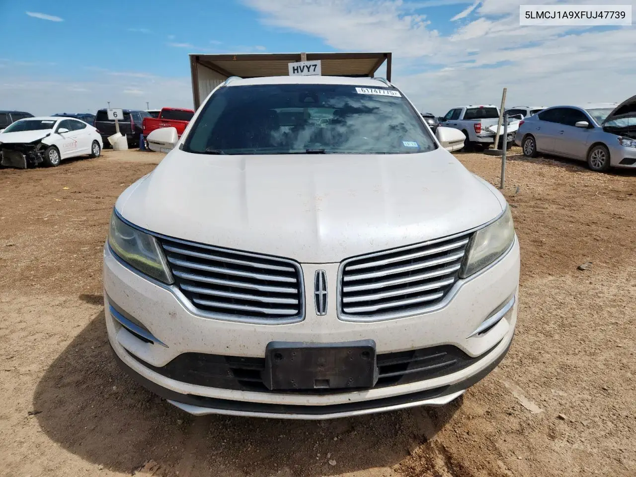 2015 Lincoln Mkc VIN: 5LMCJ1A9XFUJ47739 Lot: 61747775