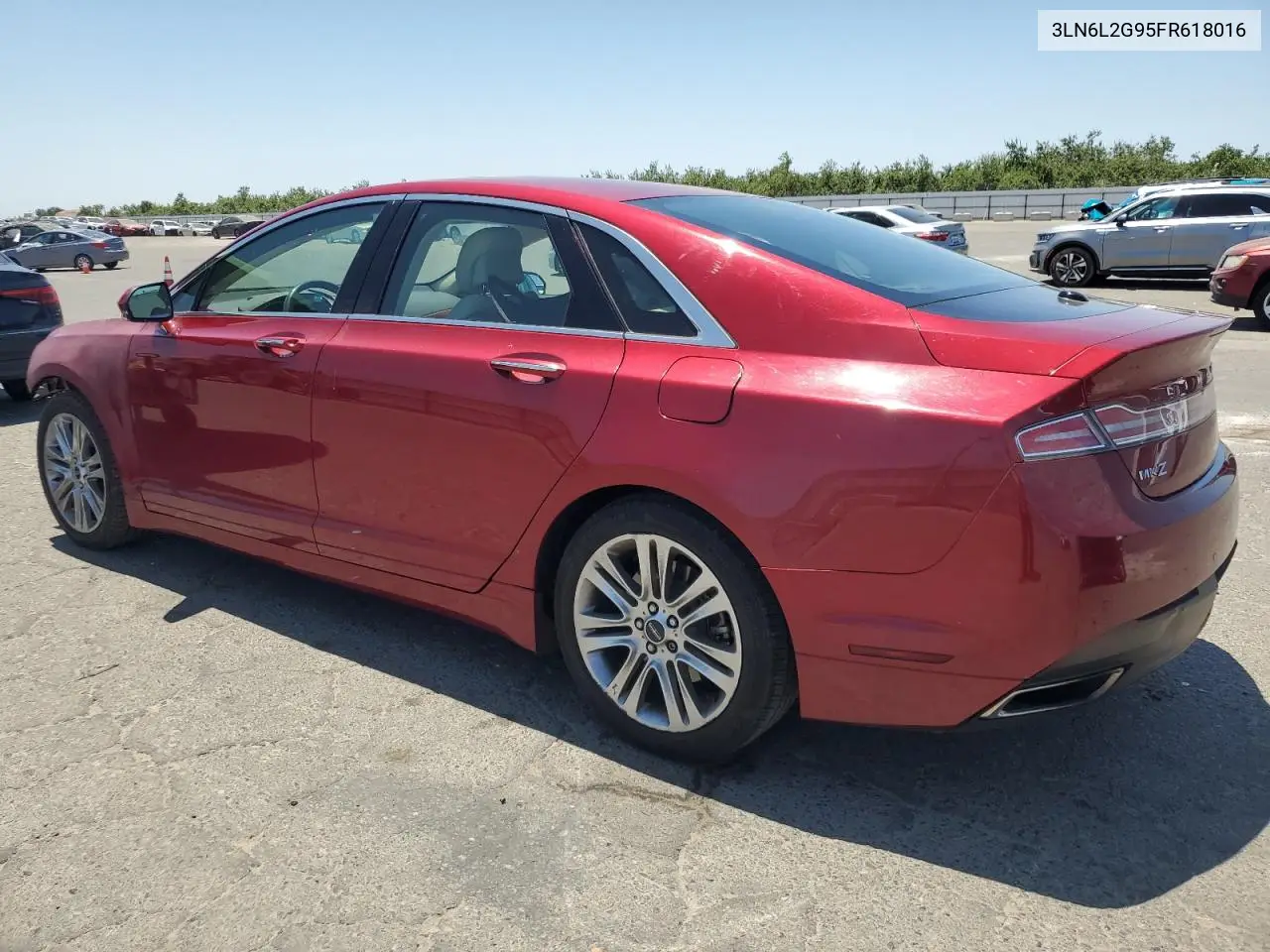2015 Lincoln Mkz VIN: 3LN6L2G95FR618016 Lot: 62378435