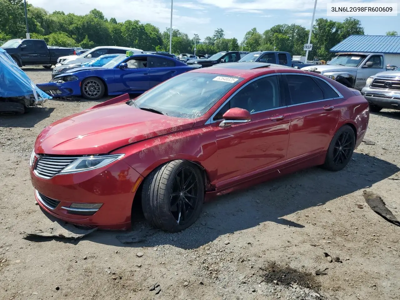 2015 Lincoln Mkz VIN: 3LN6L2G98FR600609 Lot: 62648325