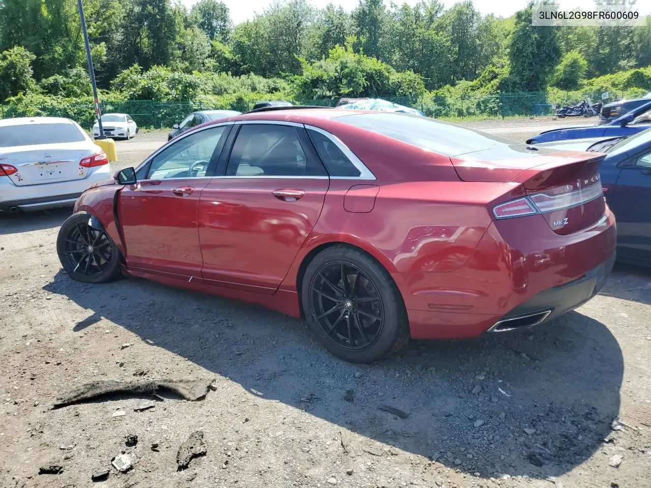 2015 Lincoln Mkz VIN: 3LN6L2G98FR600609 Lot: 62648325