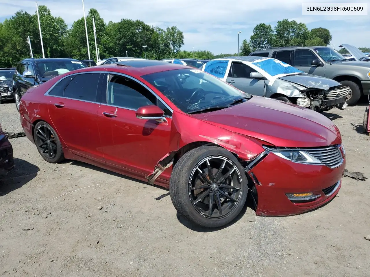 2015 Lincoln Mkz VIN: 3LN6L2G98FR600609 Lot: 62648325