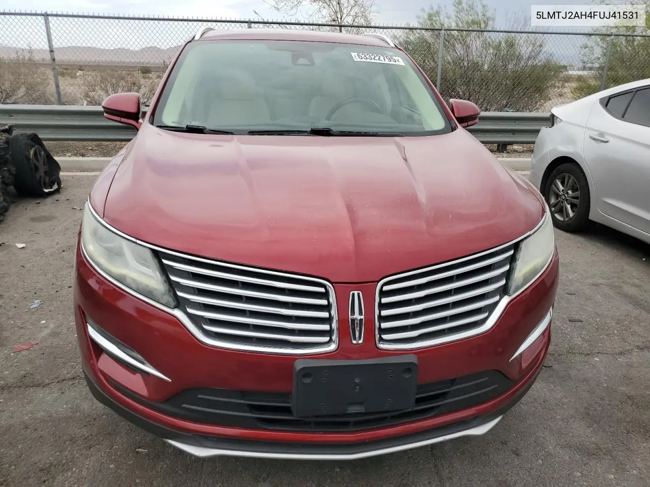 2015 Lincoln Mkc VIN: 5LMTJ2AH4FUJ41531 Lot: 63322795