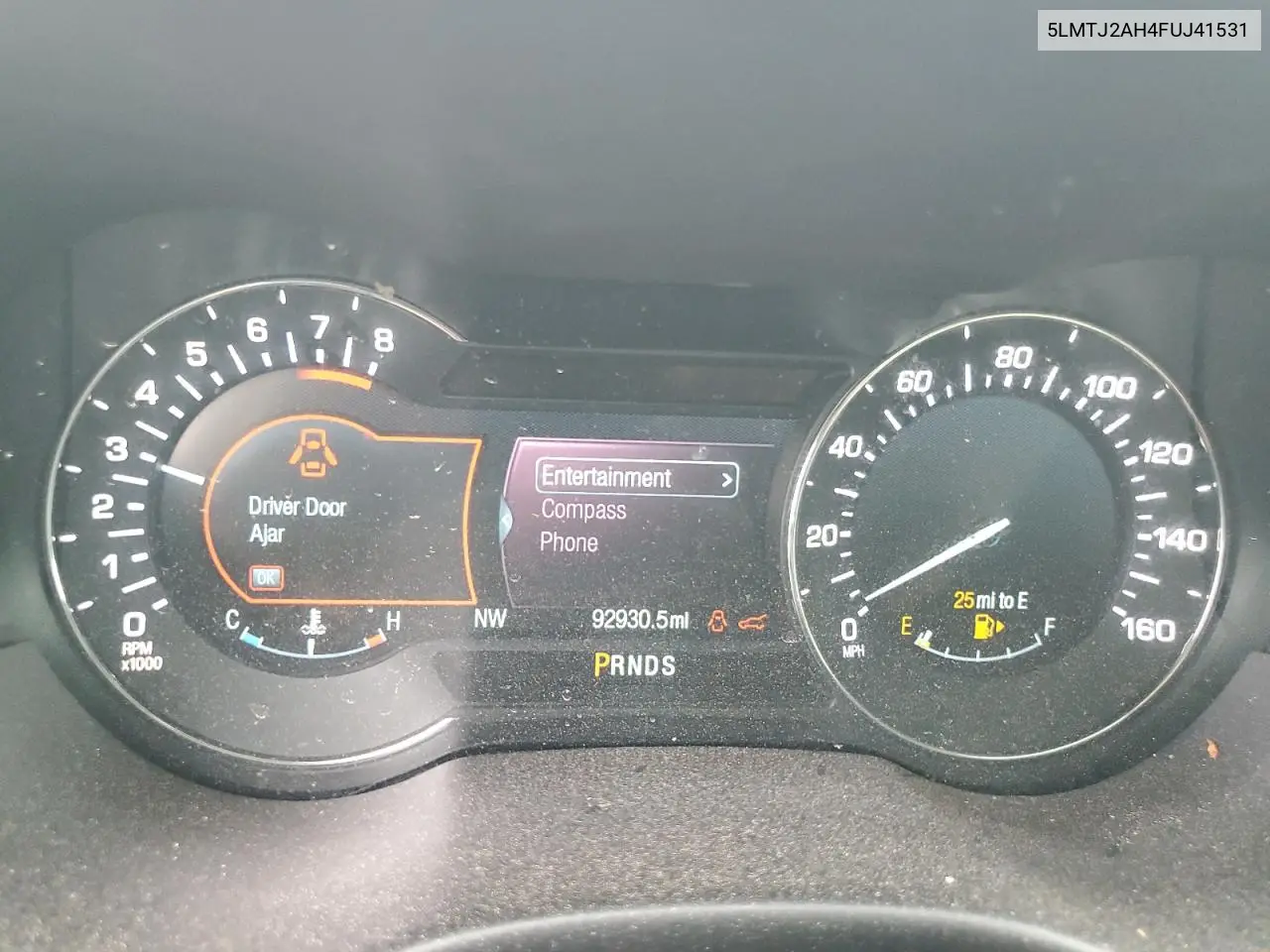 2015 Lincoln Mkc VIN: 5LMTJ2AH4FUJ41531 Lot: 63322795