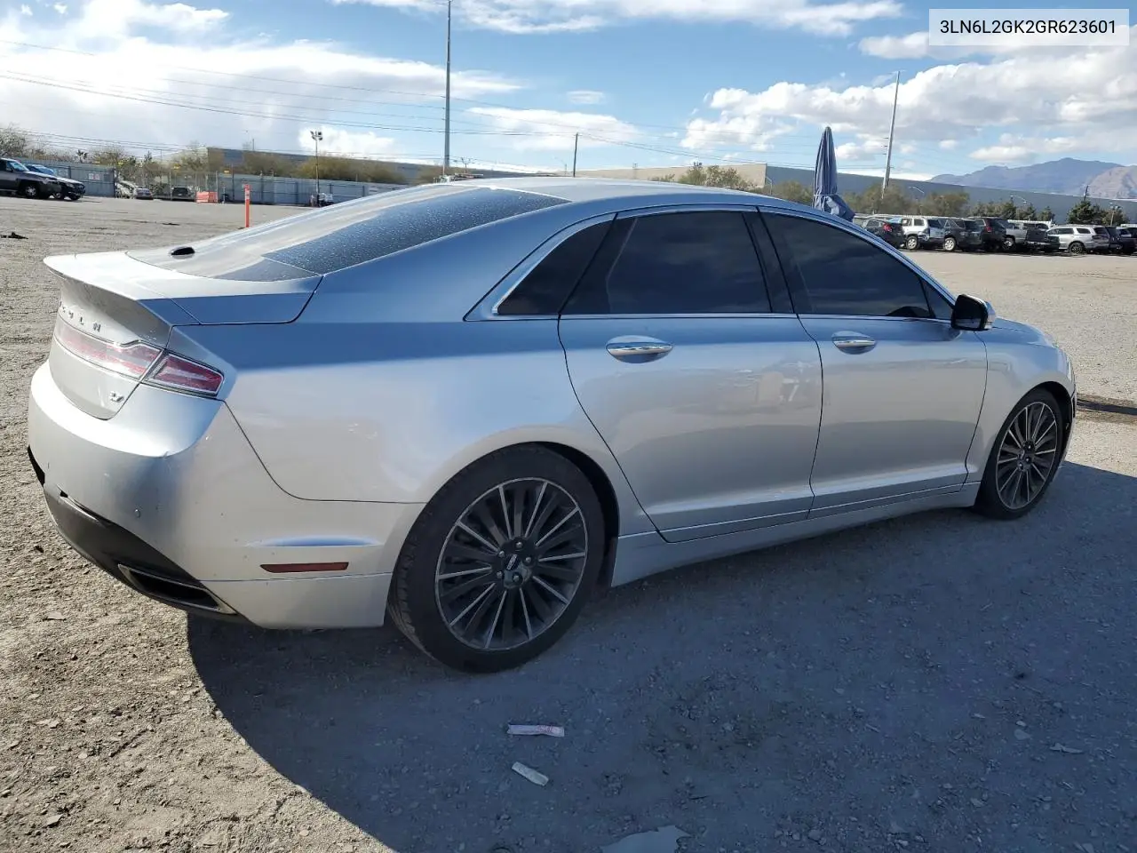 2016 Lincoln Mkz VIN: 3LN6L2GK2GR623601 Lot: 43823305