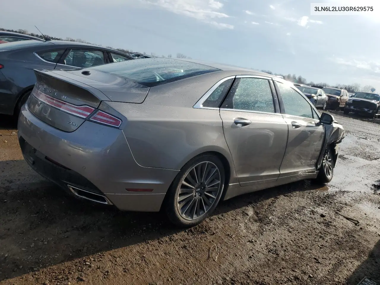 2016 Lincoln Mkz Hybrid VIN: 3LN6L2LU3GR629575 Lot: 48413845