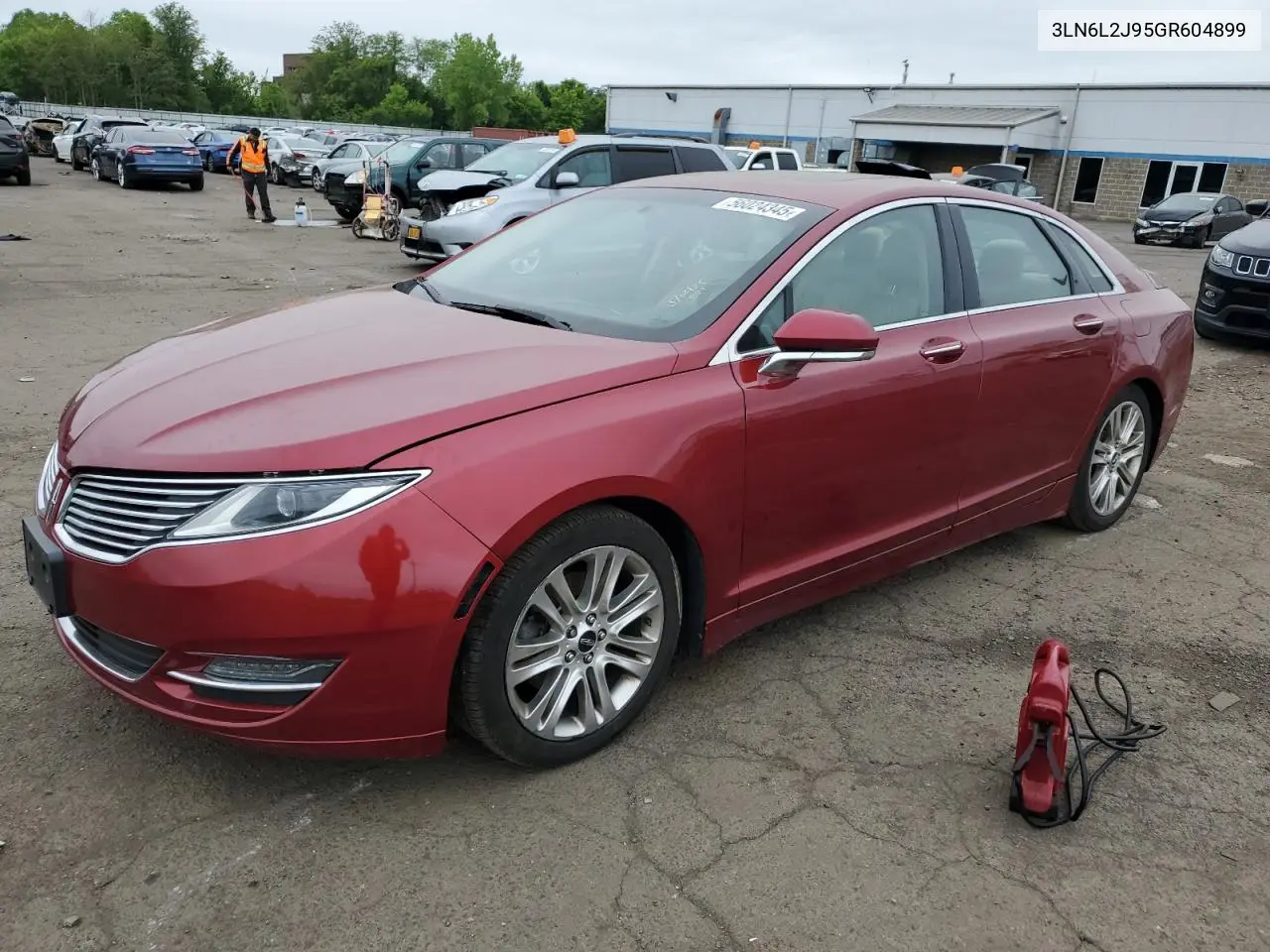 2016 Lincoln Mkz VIN: 3LN6L2J95GR604899 Lot: 56024345