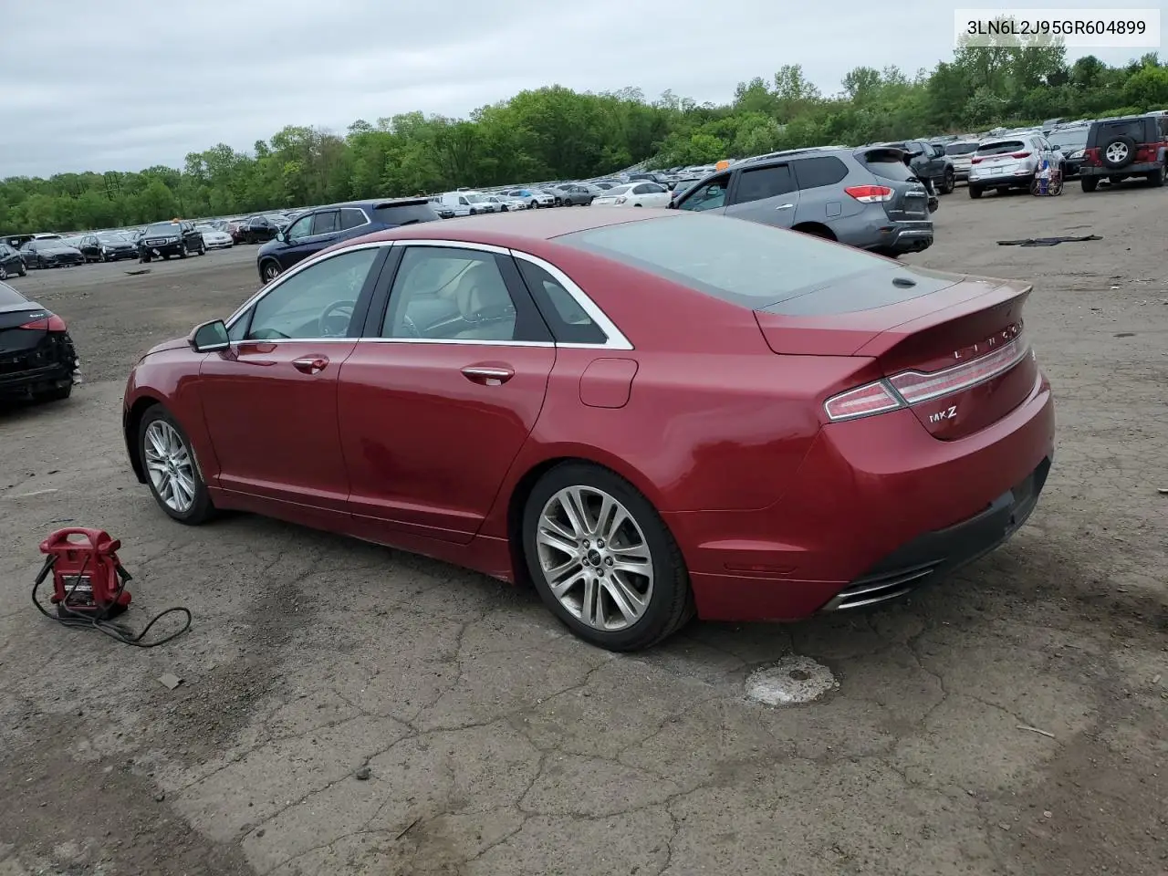 2016 Lincoln Mkz VIN: 3LN6L2J95GR604899 Lot: 56024345