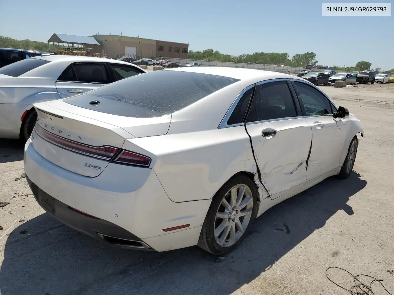 2016 Lincoln Mkz VIN: 3LN6L2J94GR629793 Lot: 56545425