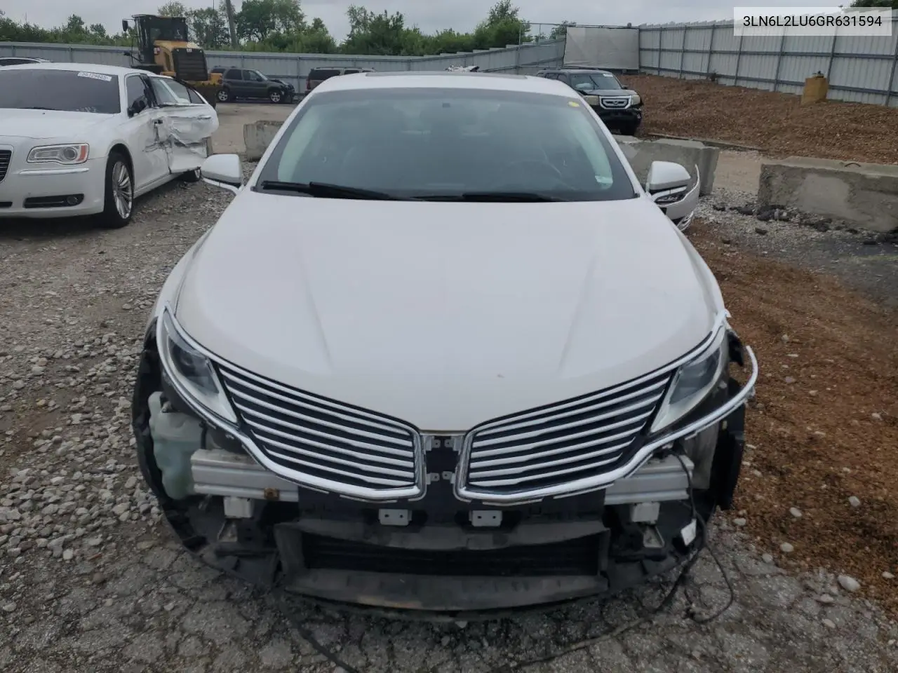 2016 Lincoln Mkz Hybrid VIN: 3LN6L2LU6GR631594 Lot: 56802665