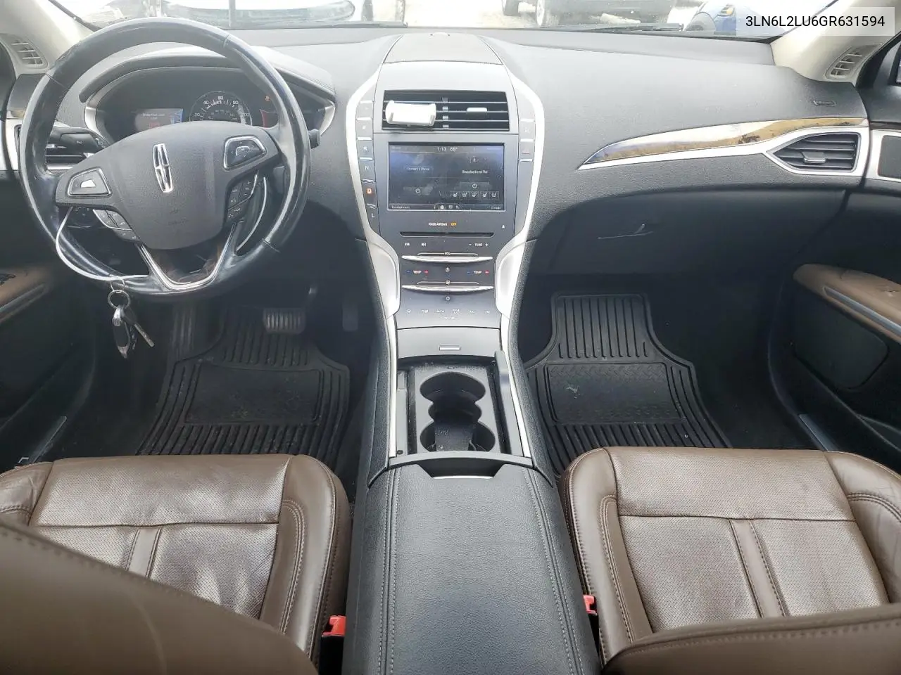 2016 Lincoln Mkz Hybrid VIN: 3LN6L2LU6GR631594 Lot: 56802665