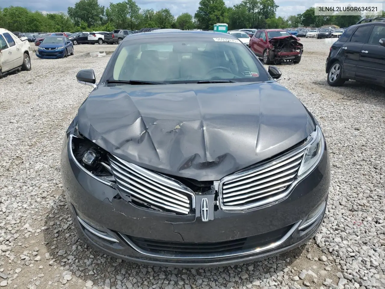 3ln6l2lu5gr634521 3LN6L2LU5GR634521 2016 Lincoln Mkz Hybrid