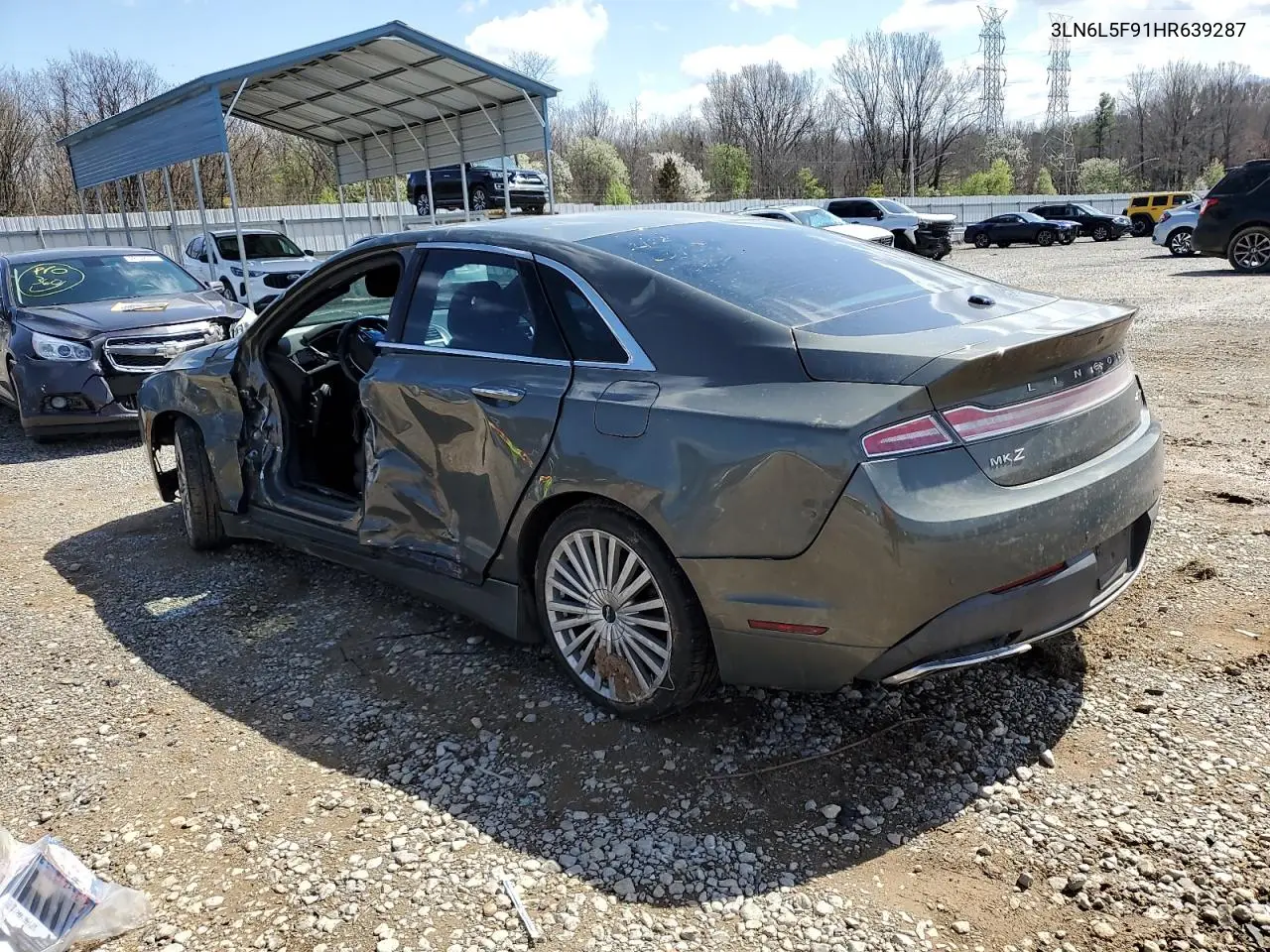 2017 Lincoln Mkz Reserve VIN: 3LN6L5F91HR639287 Lot: 48975645