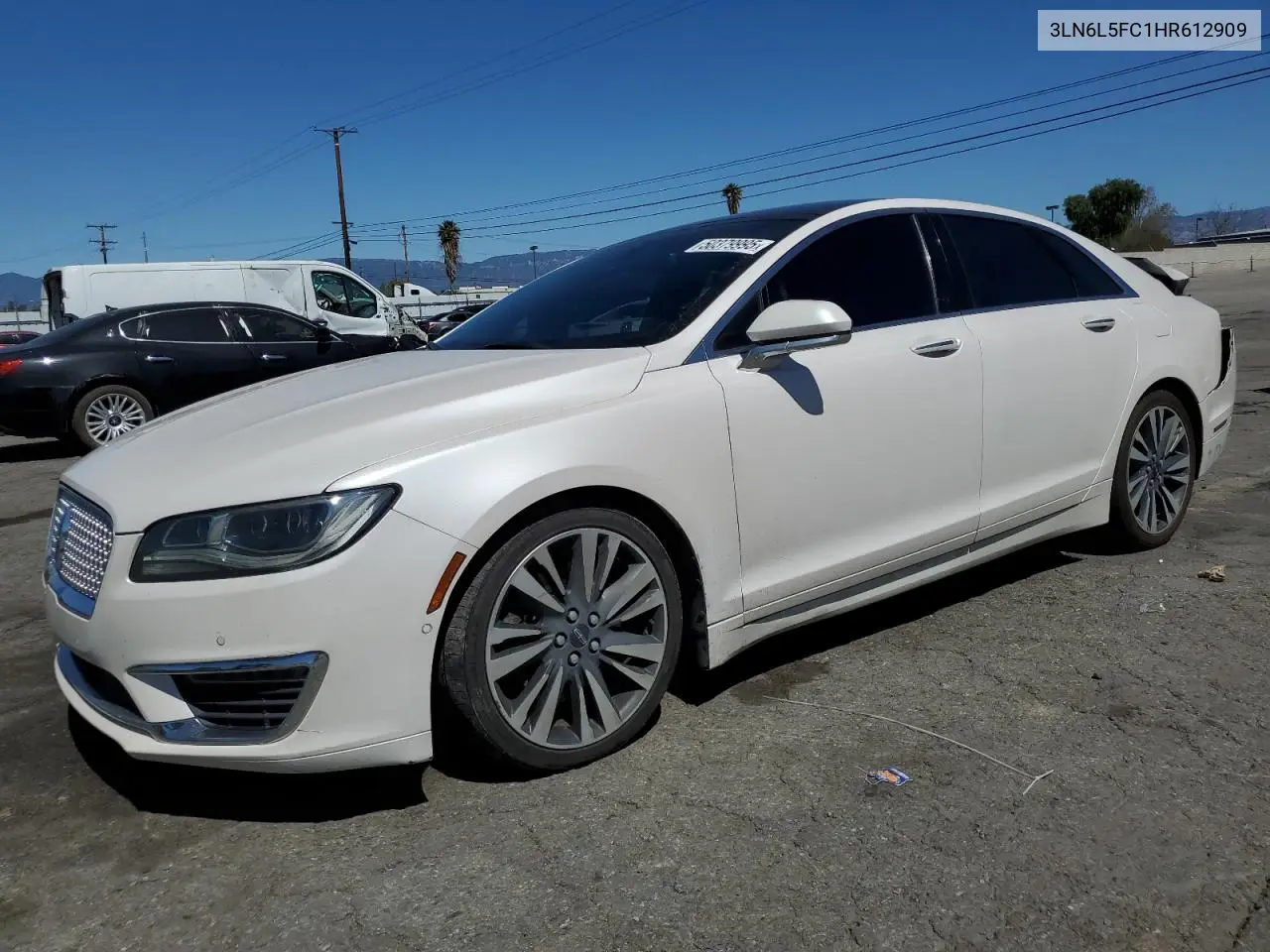 2017 Lincoln Mkz Reserve VIN: 3LN6L5FC1HR612909 Lot: 50379995
