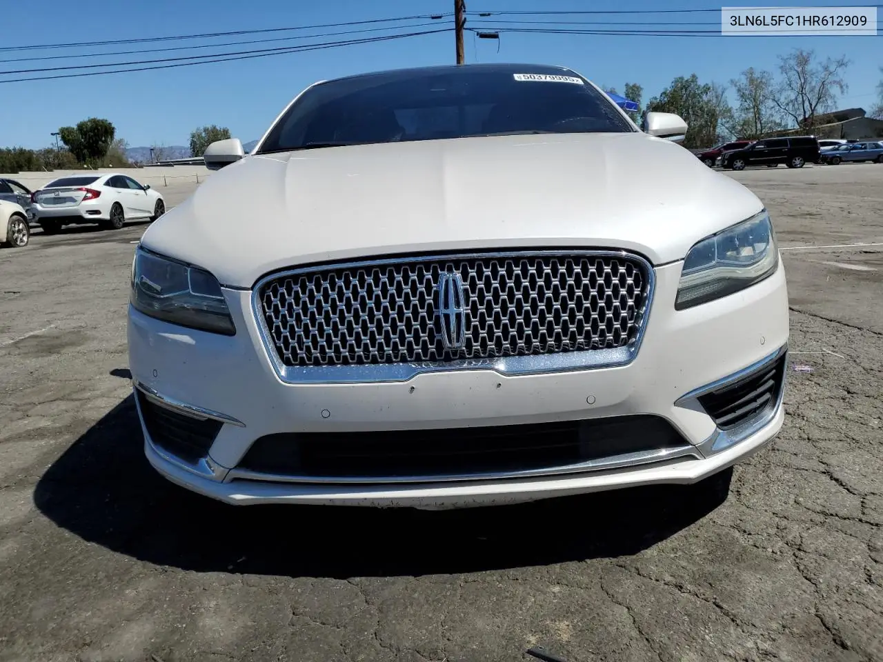 2017 Lincoln Mkz Reserve VIN: 3LN6L5FC1HR612909 Lot: 50379995