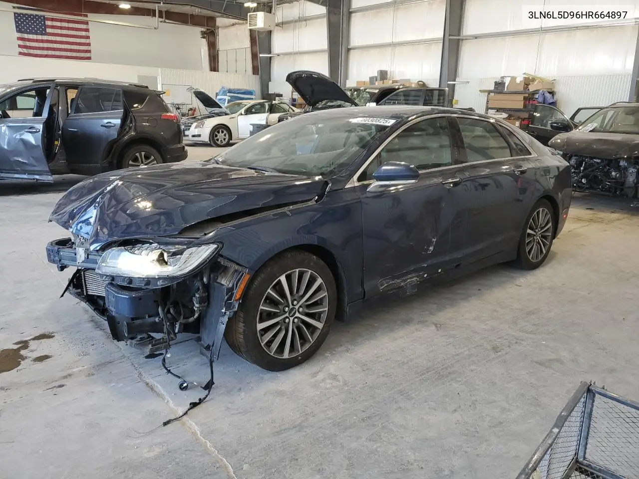 2017 Lincoln Mkz Select VIN: 3LN6L5D96HR664897 Lot: 56030825