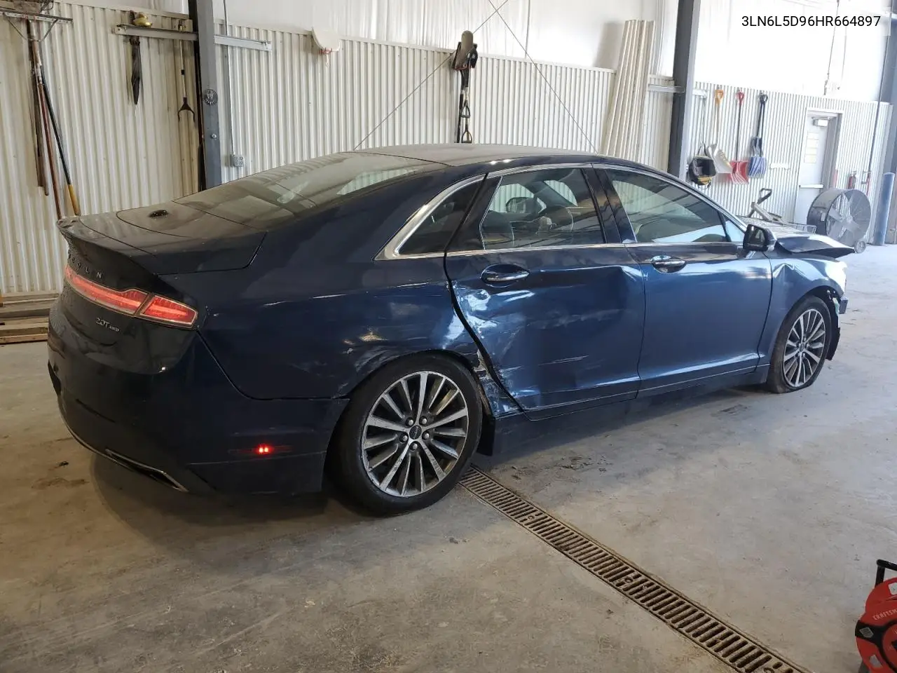 2017 Lincoln Mkz Select VIN: 3LN6L5D96HR664897 Lot: 56030825