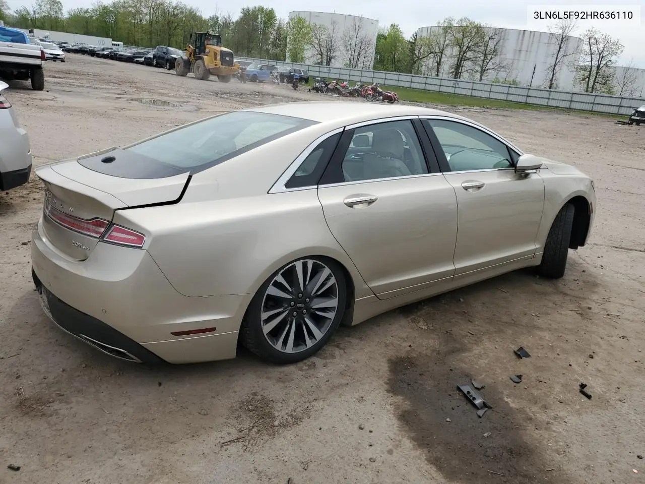 2017 Lincoln Mkz Reserve VIN: 3LN6L5F92HR636110 Lot: 56138045