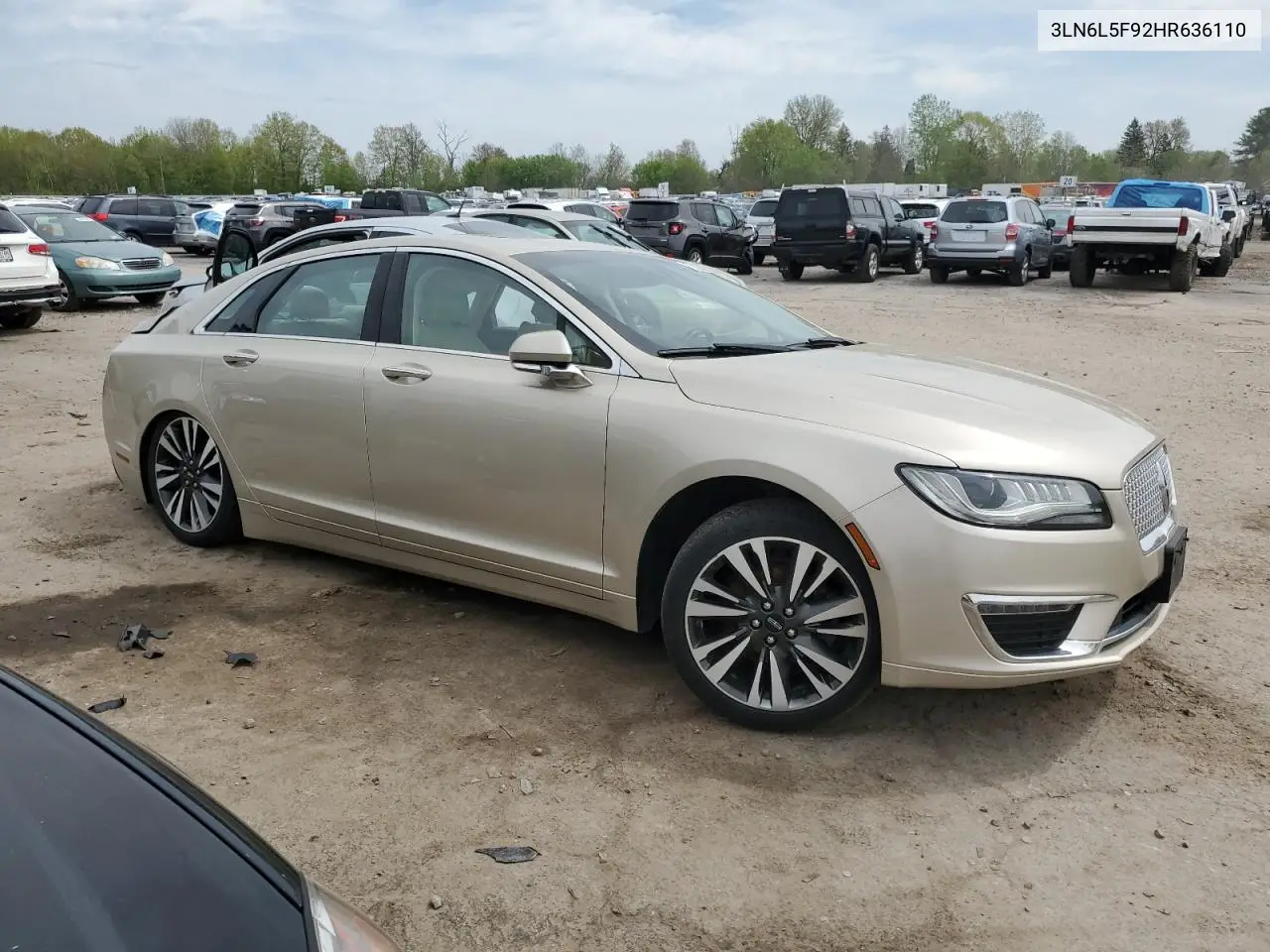 2017 Lincoln Mkz Reserve VIN: 3LN6L5F92HR636110 Lot: 56138045