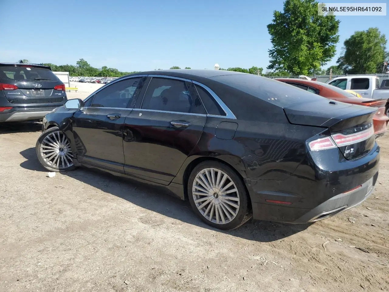 2017 Lincoln Mkz Reserve VIN: 3LN6L5E95HR641092 Lot: 56383835
