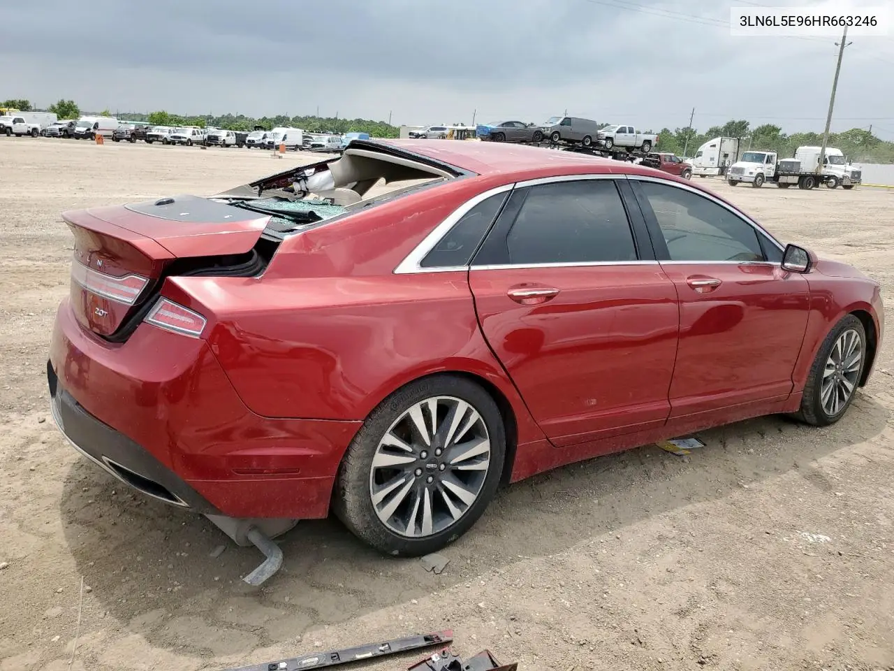 2017 Lincoln Mkz Reserve VIN: 3LN6L5E96HR663246 Lot: 61096355