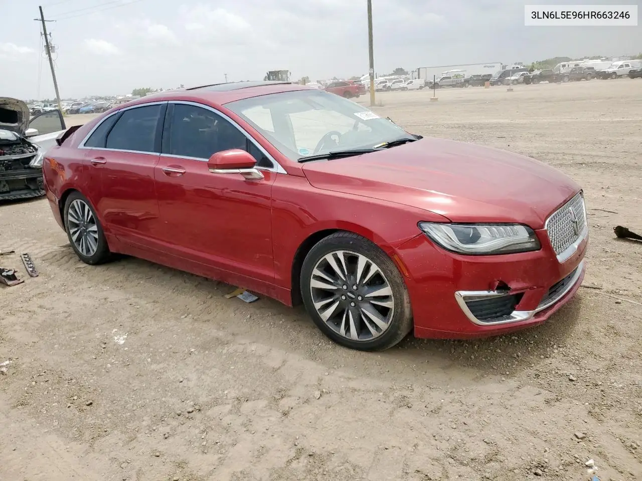 2017 Lincoln Mkz Reserve VIN: 3LN6L5E96HR663246 Lot: 61096355