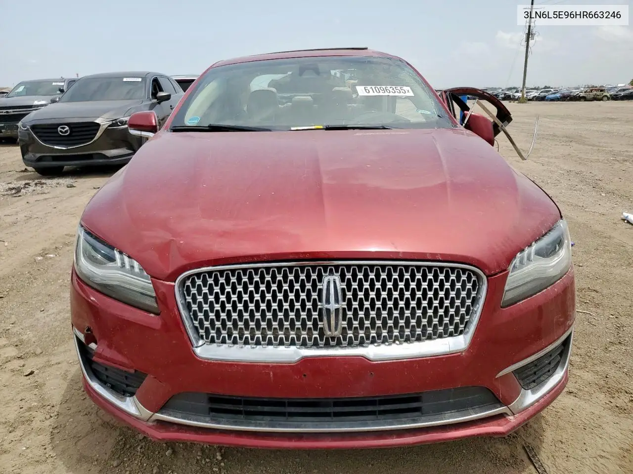 2017 Lincoln Mkz Reserve VIN: 3LN6L5E96HR663246 Lot: 61096355