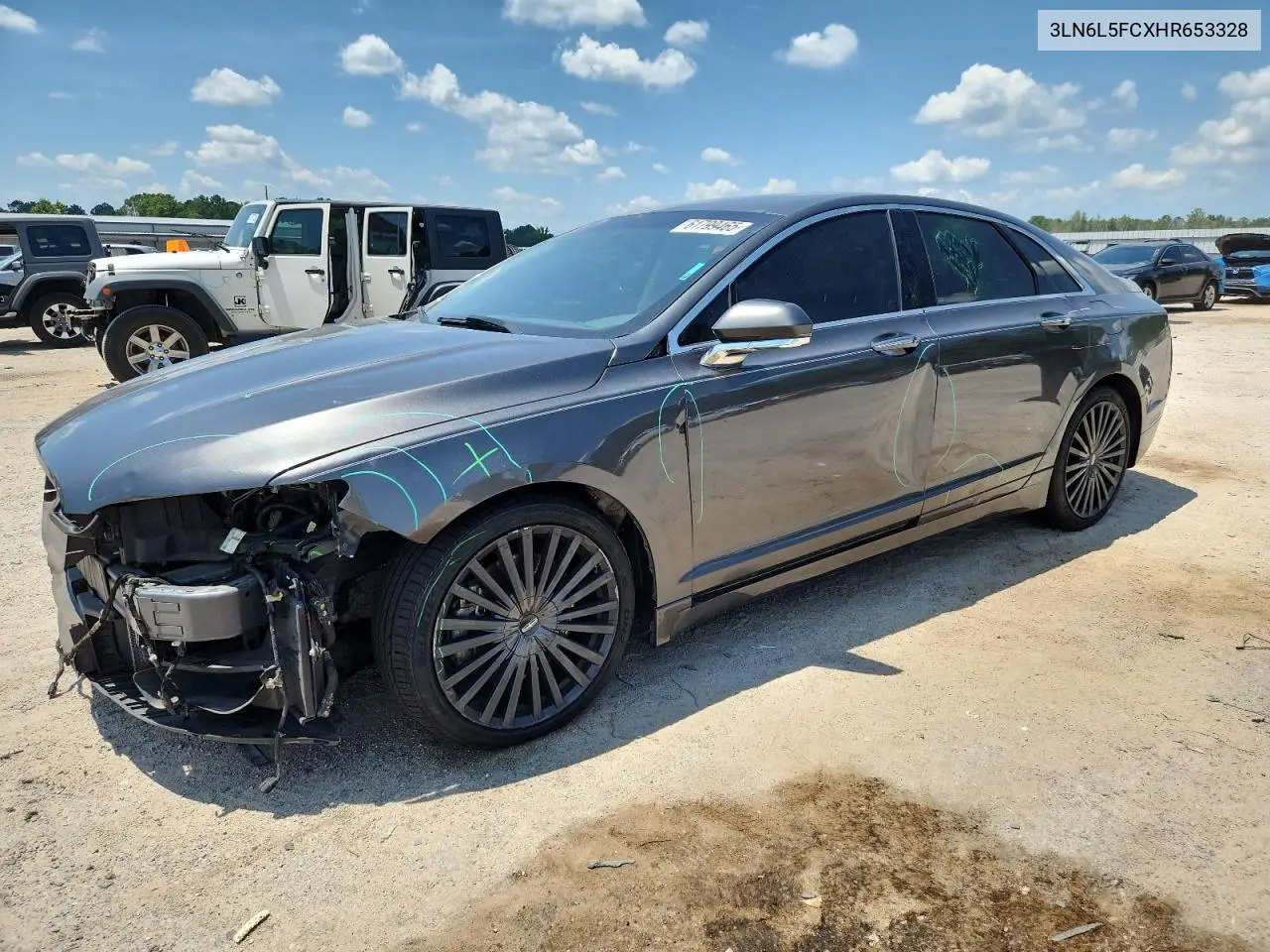 2017 Lincoln Mkz Reserve VIN: 3LN6L5FCXHR653328 Lot: 61799465