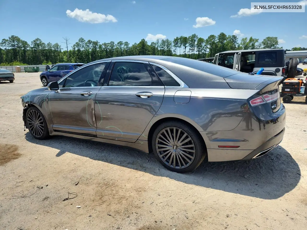 2017 Lincoln Mkz Reserve VIN: 3LN6L5FCXHR653328 Lot: 61799465