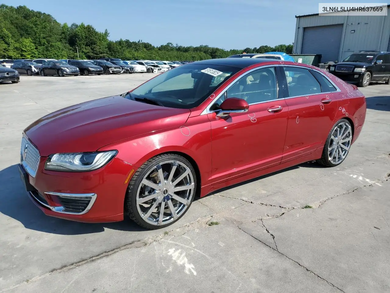 2017 Lincoln Mkz Hybrid Select VIN: 3LN6L5LU4HR637669 Lot: 61813825