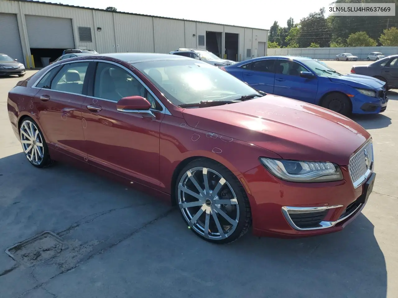 2017 Lincoln Mkz Hybrid Select VIN: 3LN6L5LU4HR637669 Lot: 61813825