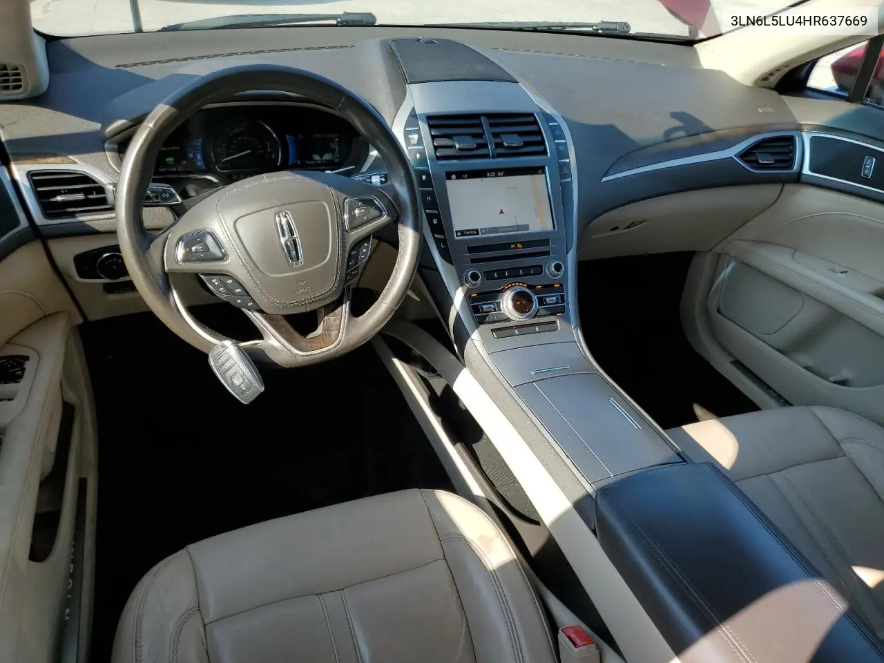 2017 Lincoln Mkz Hybrid Select VIN: 3LN6L5LU4HR637669 Lot: 61813825
