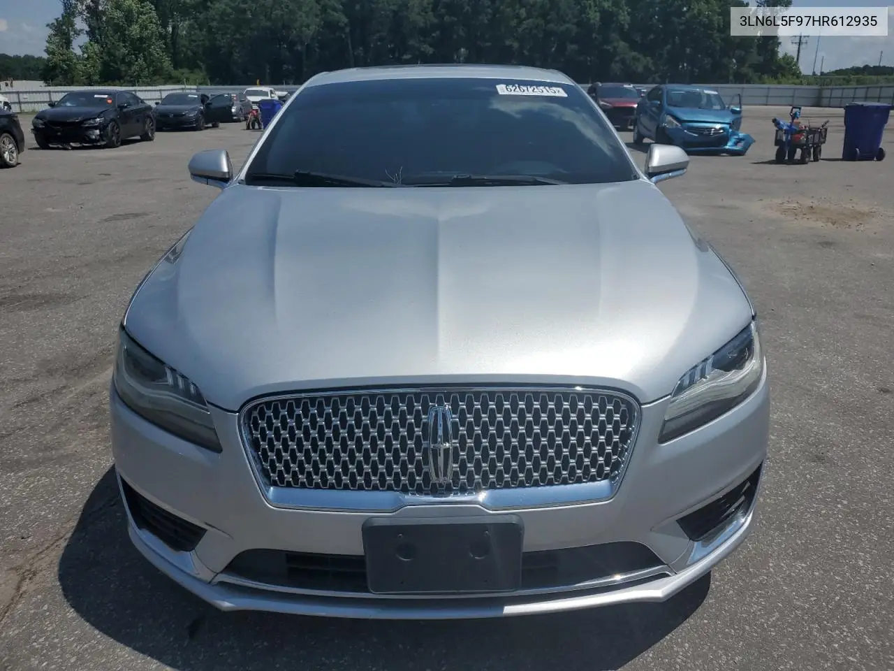 2017 Lincoln Mkz Reserve VIN: 3LN6L5F97HR612935 Lot: 62072515