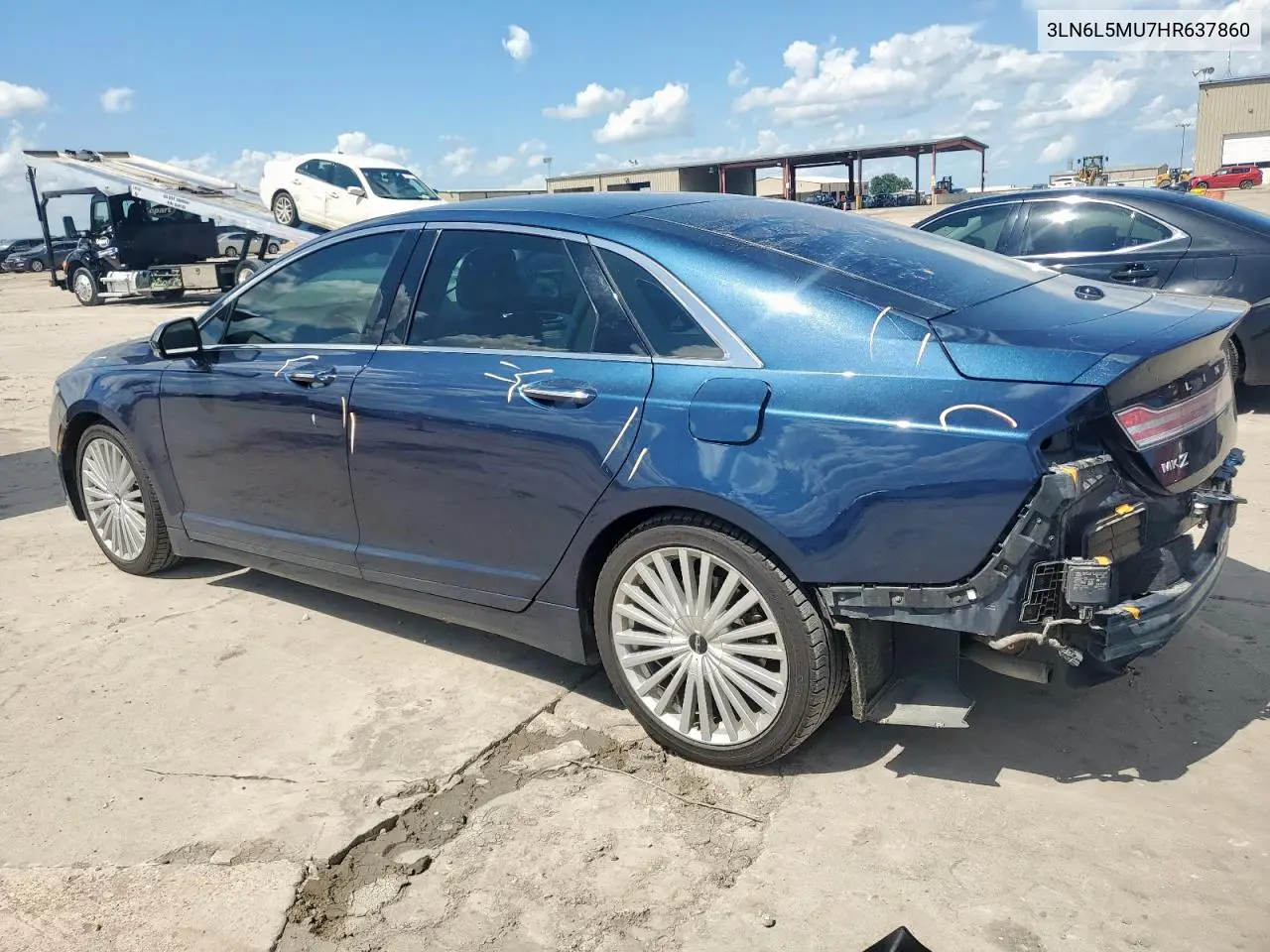2017 Lincoln Mkz Hybrid Reserve VIN: 3LN6L5MU7HR637860 Lot: 62316035