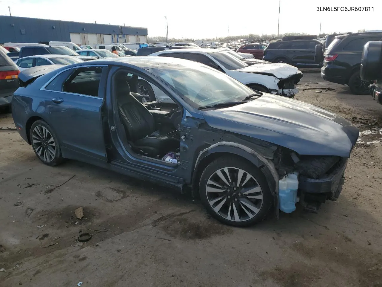 2018 Lincoln Mkz Reserve VIN: 3LN6L5FC6JR607811 Lot: 43894755