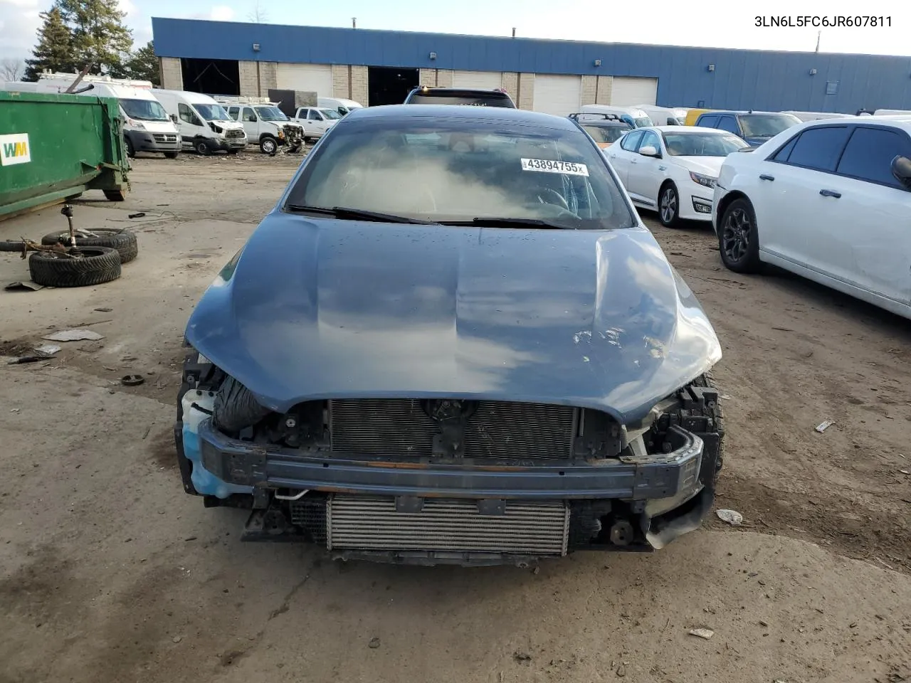 2018 Lincoln Mkz Reserve VIN: 3LN6L5FC6JR607811 Lot: 43894755