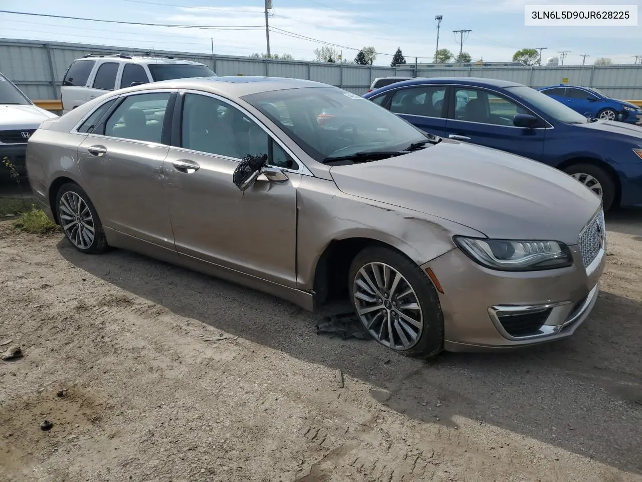 2018 Lincoln Mkz Select VIN: 3LN6L5D90JR628225 Lot: 54855245