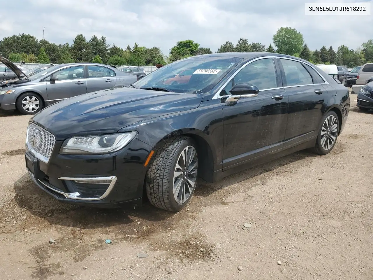 2018 Lincoln Mkz Hybrid Select VIN: 3LN6L5LU1JR618292 Lot: 56756565