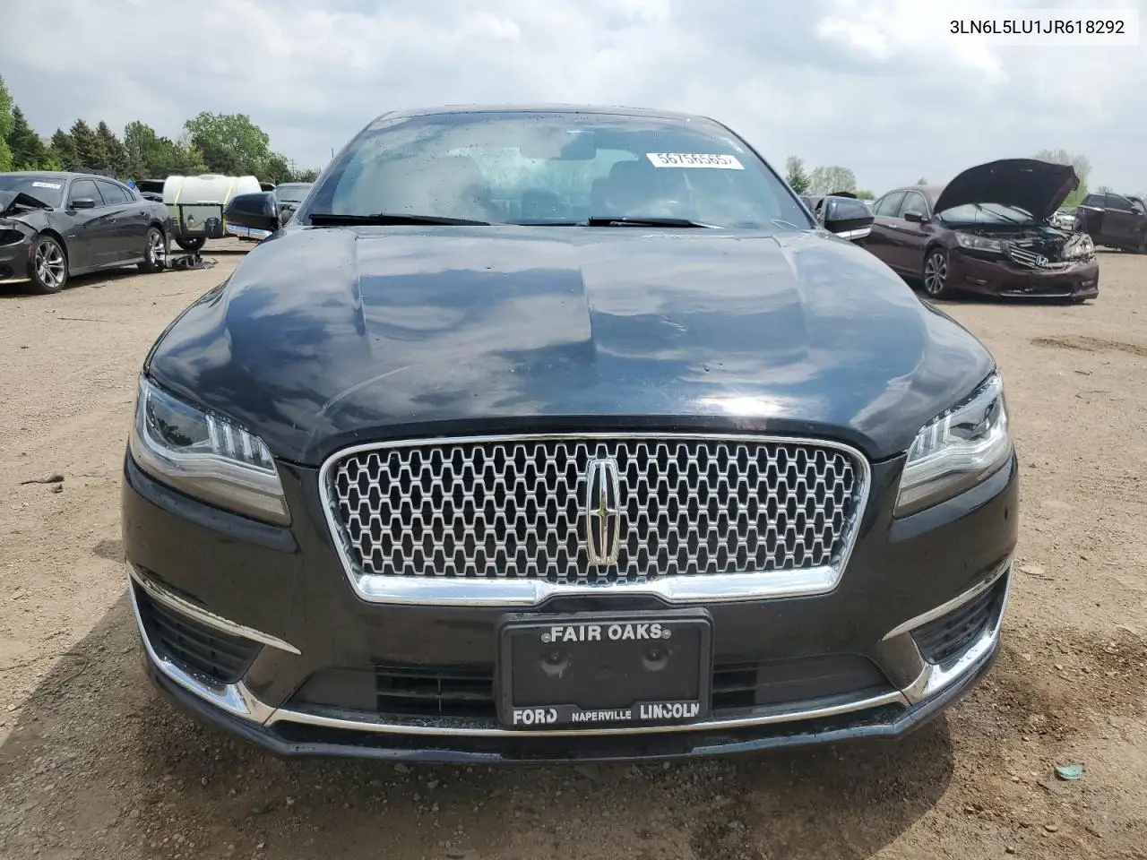 2018 Lincoln Mkz Hybrid Select VIN: 3LN6L5LU1JR618292 Lot: 56756565